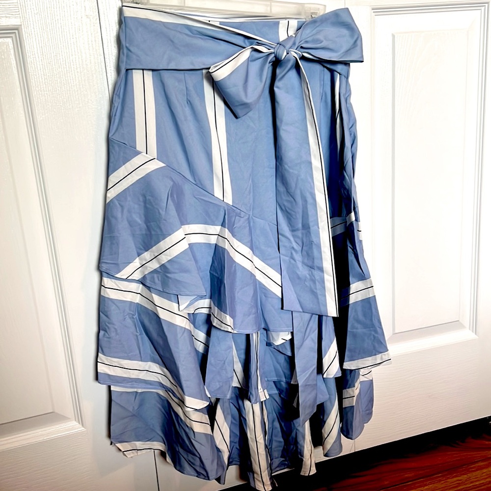 Blue Ruffled Summer skirt